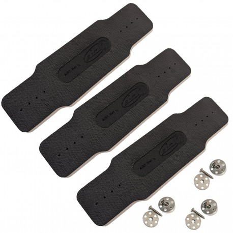 3枚 EVA フォーム フットストラップ フォイル サーフィン カイト ウインド ウイング向け チタン ビス付き Air7 Black WIDE